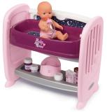 Кроватка для пупса 2 в 1 с регулируемой высотой Baby Nurse 8 акс. Smoby 220353