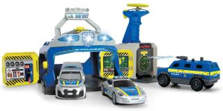 Набор Полицейская станция и 3 машинки свет звук Dickie Toys 3717004