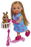Кукла Еви 12 см на самокате с кроликом Simba 5733338