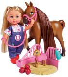 Кукла Еви 12 см Набор с беременной лошадкой Simba 5733487
