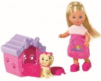 Кукла Еви 12 см с собачкой в домике Simba 5735867