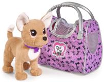 Плюшевая собачка 20 см Chi-Chi love Путешественница с сумкой-переноской Simba 5893124