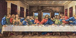 Картина по номерам 40х80 см, Репродукция «Тайная вечеря» Леонардо да Винчи Schipper 9220441